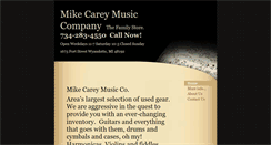 Desktop Screenshot of mikecareymusic.net